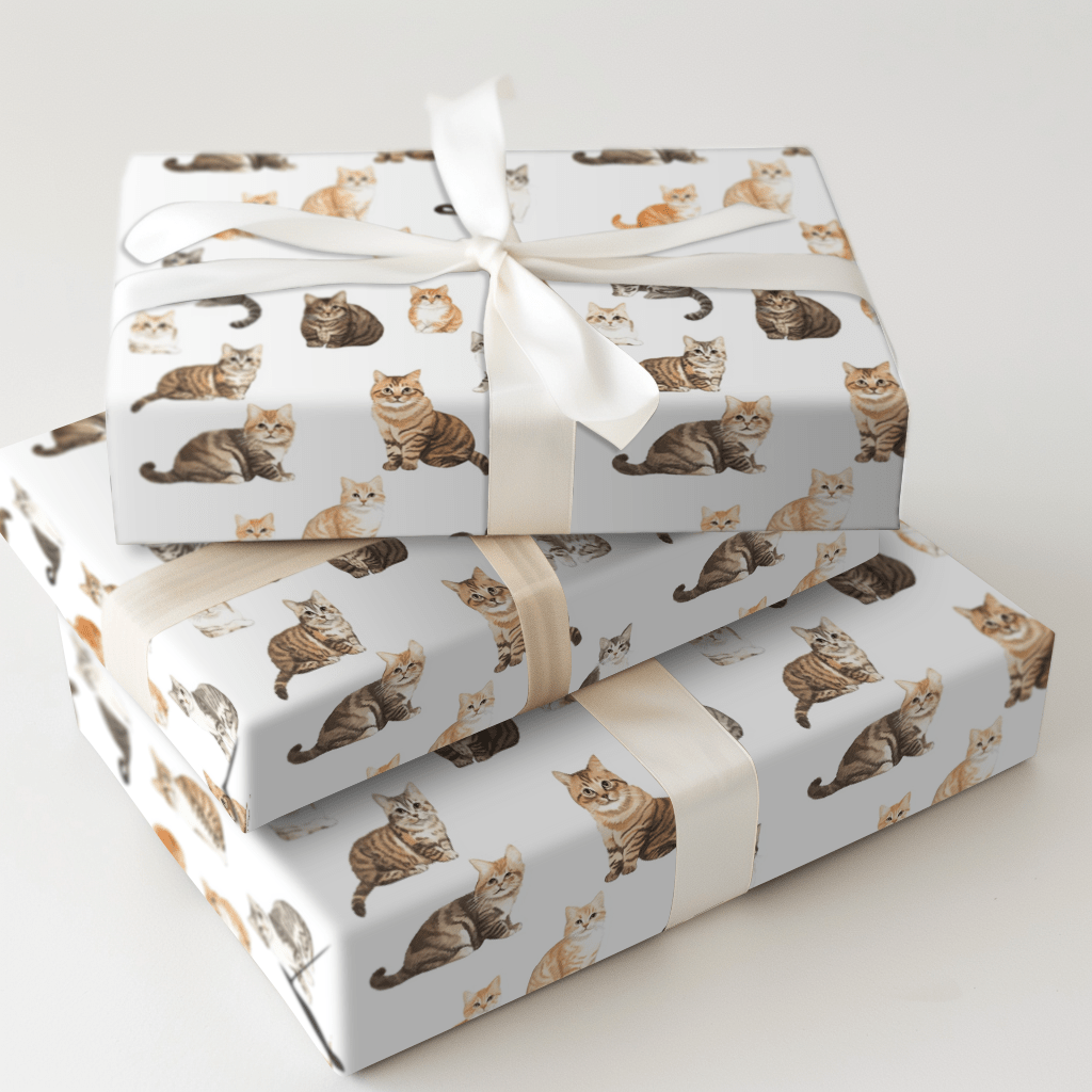 Whiskers - Wrapping Paper - Aspen & Arlo