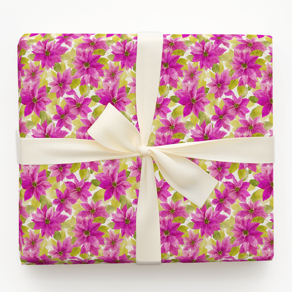 Fuchsia Fir Flair - Wrapping Paper - Aspen & Arlo