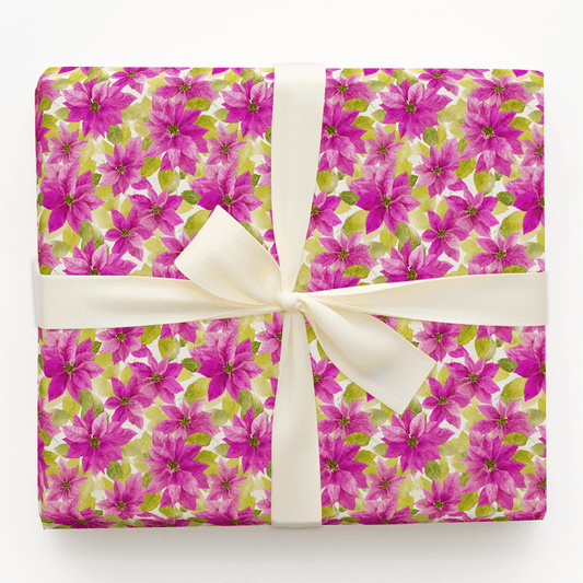 Fuchsia Fir Flair - Wrapping Paper - Aspen & Arlo