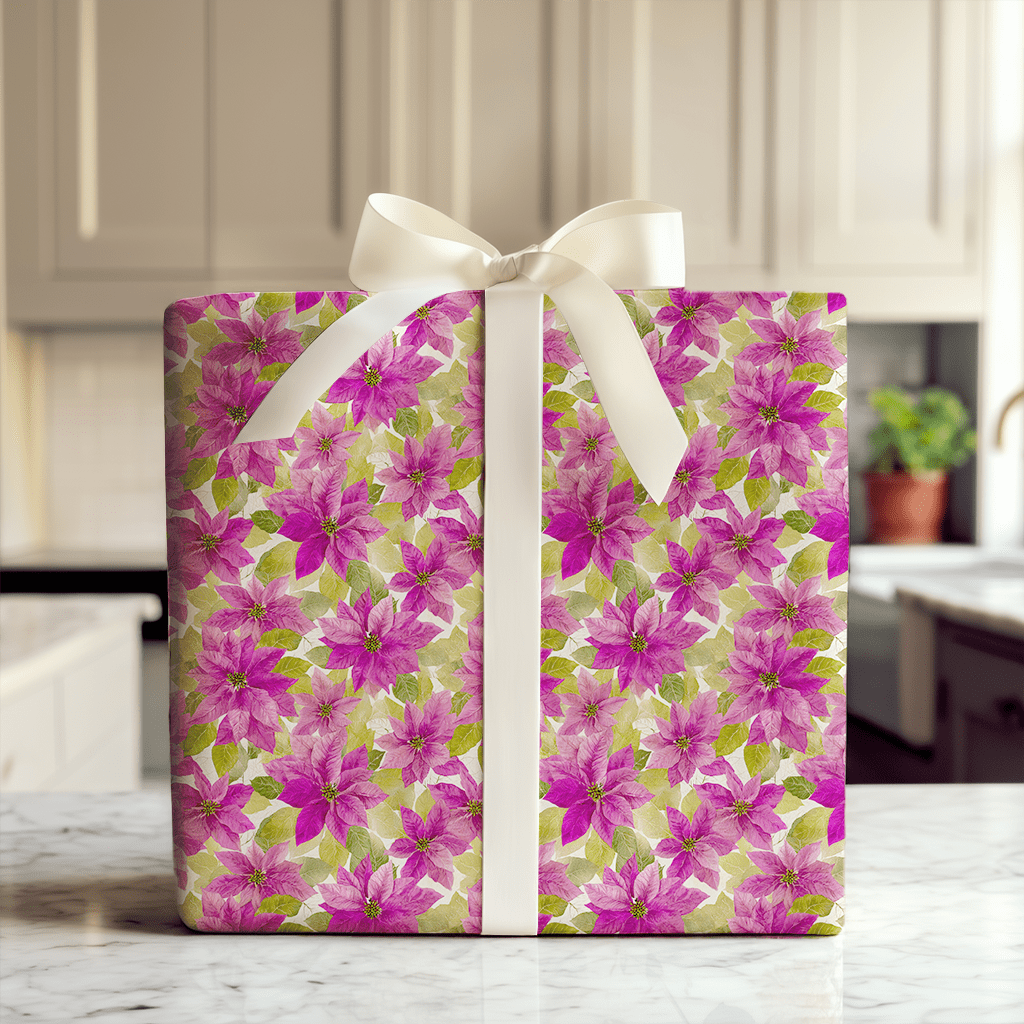 Fuchsia Fir Flair - Wrapping Paper - Aspen & Arlo