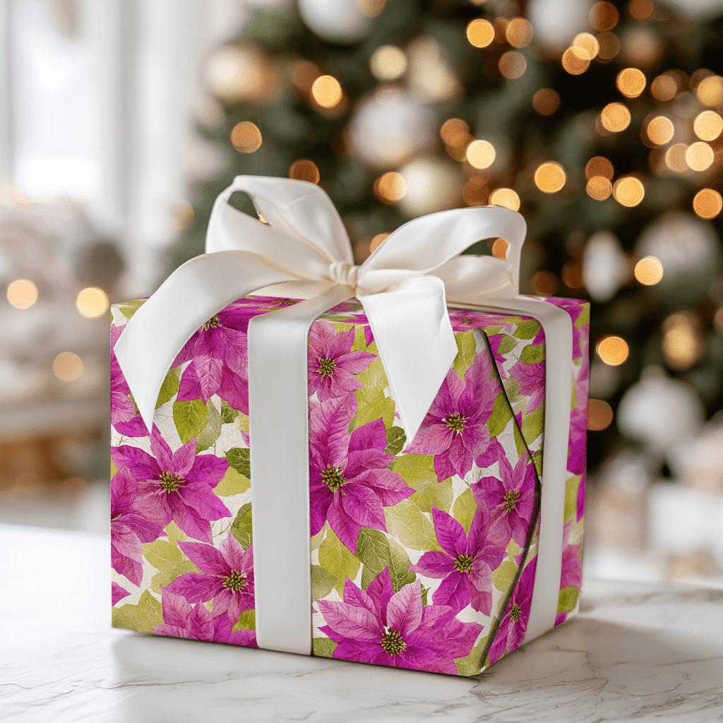 Fuchsia Fir Flair - Wrapping Paper - Aspen & Arlo