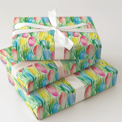 Tulip Me Softly - Wrapping Paper - Aspen & Arlo