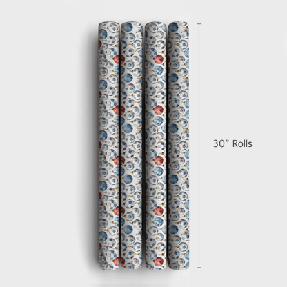 Frosty Forward Ornament - Wrapping Paper - Aspen & Arlo