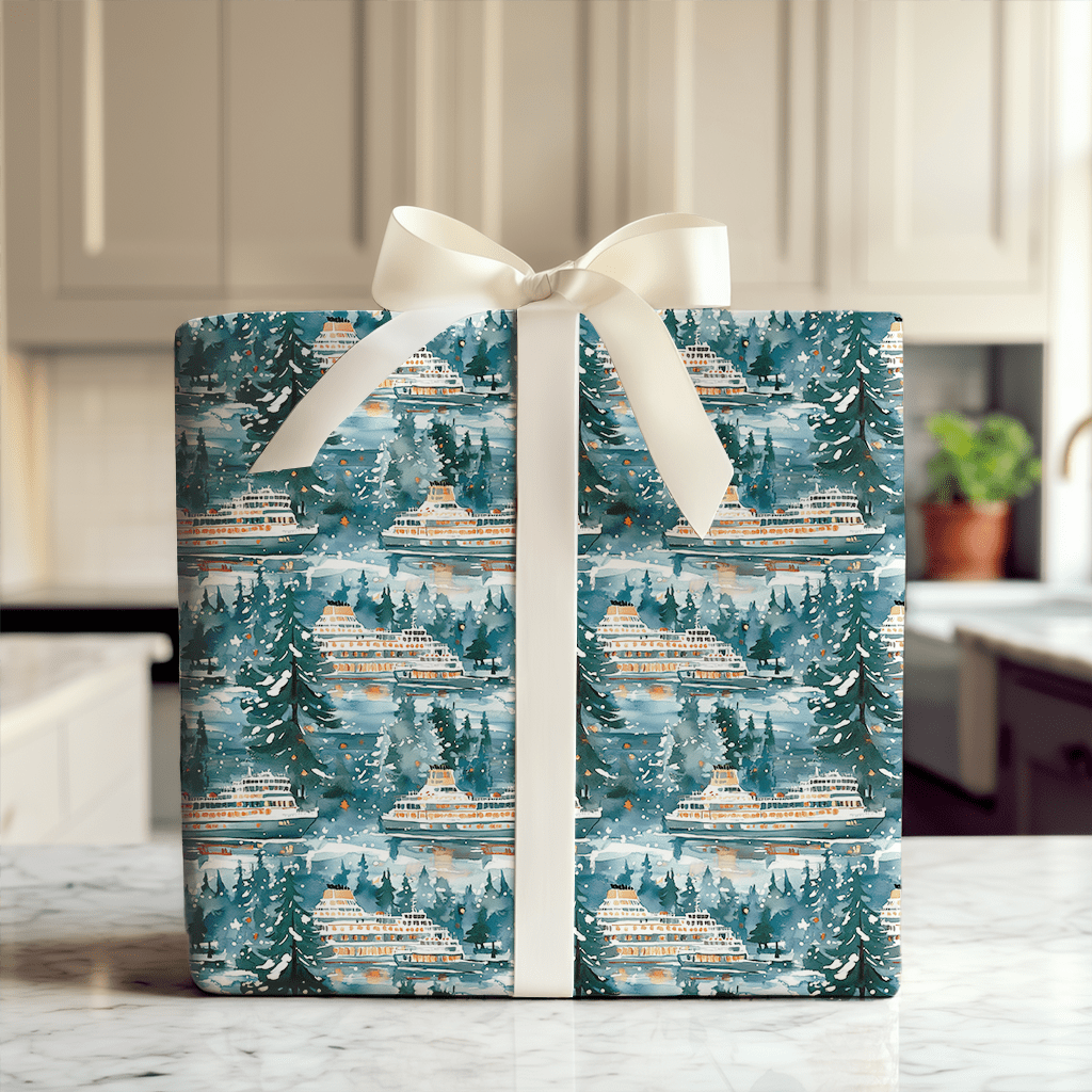 Ferry Boat - Wrapping Paper - Aspen & Arlo