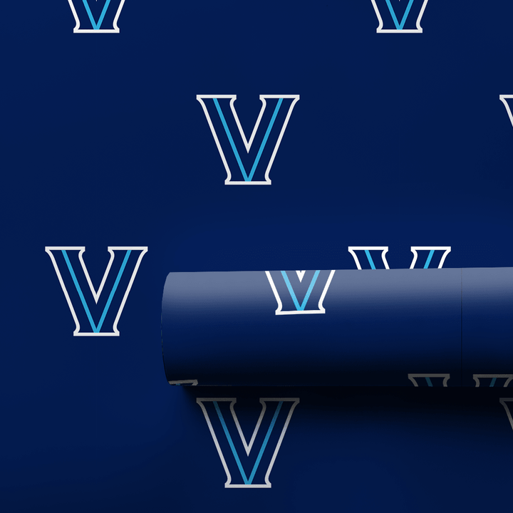 Villanova Navy - Wrapping Paper - Aspen & Arlo