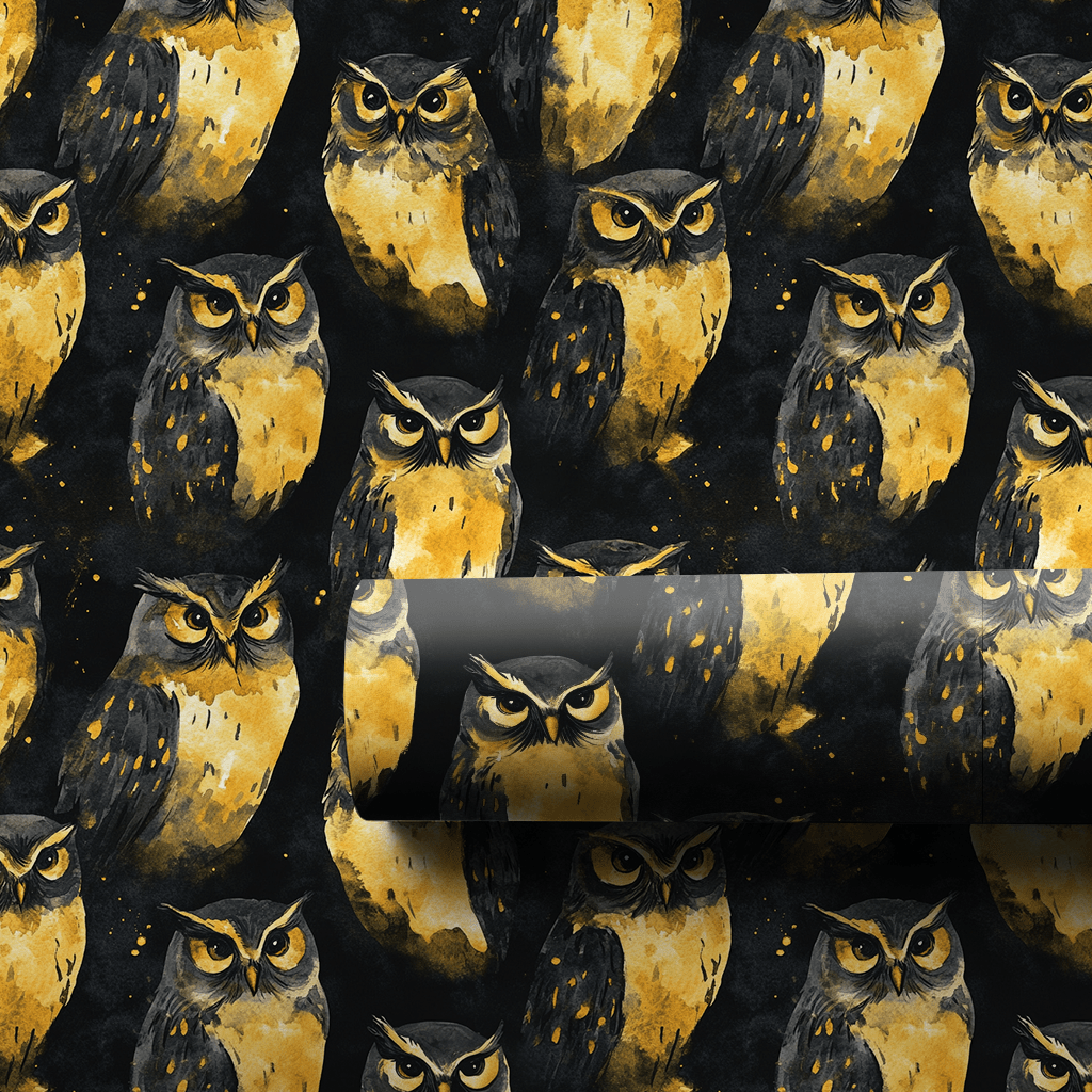 Let's Go Owls - Wrapping Paper - Aspen & Arlo