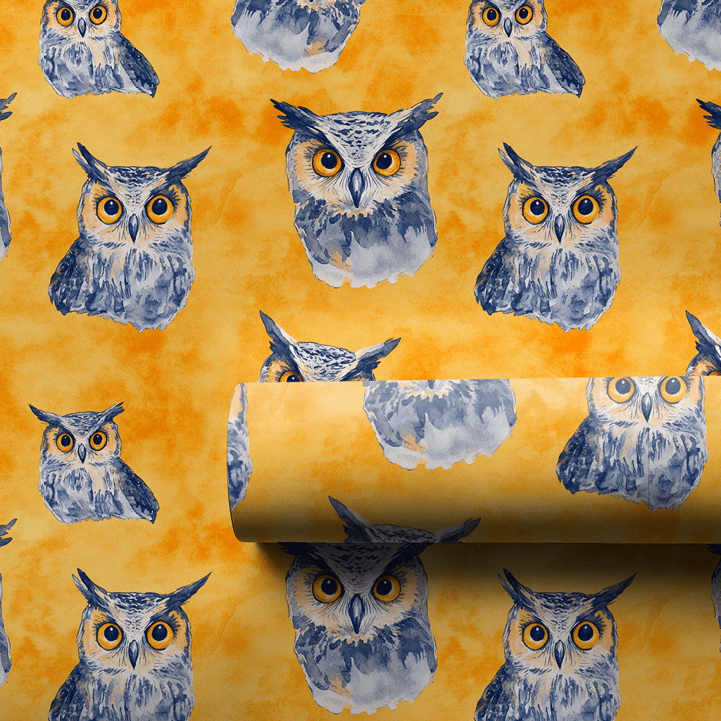 Look No Feather - Wrapping Paper - Aspen & Arlo