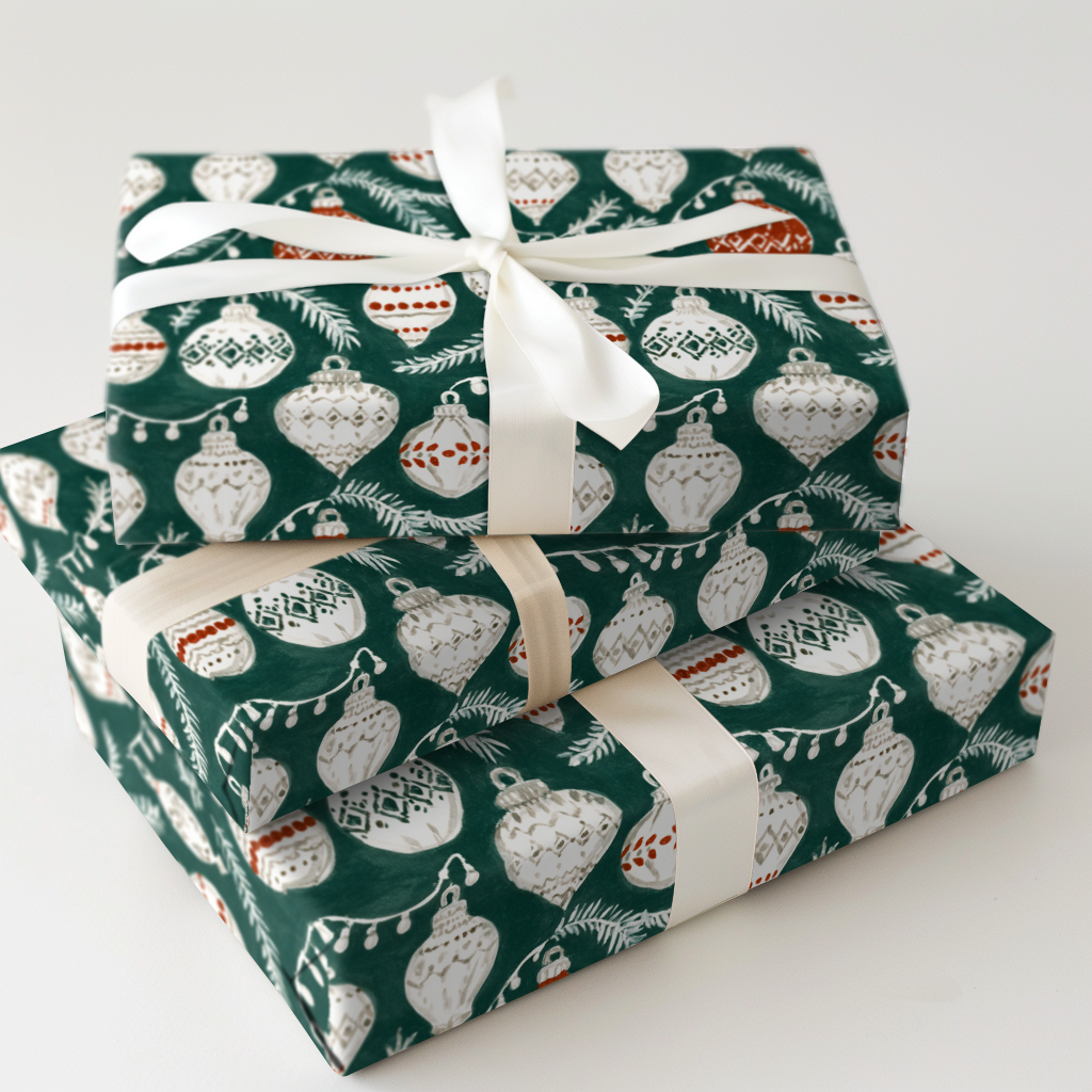 Emerald Ornament Toile