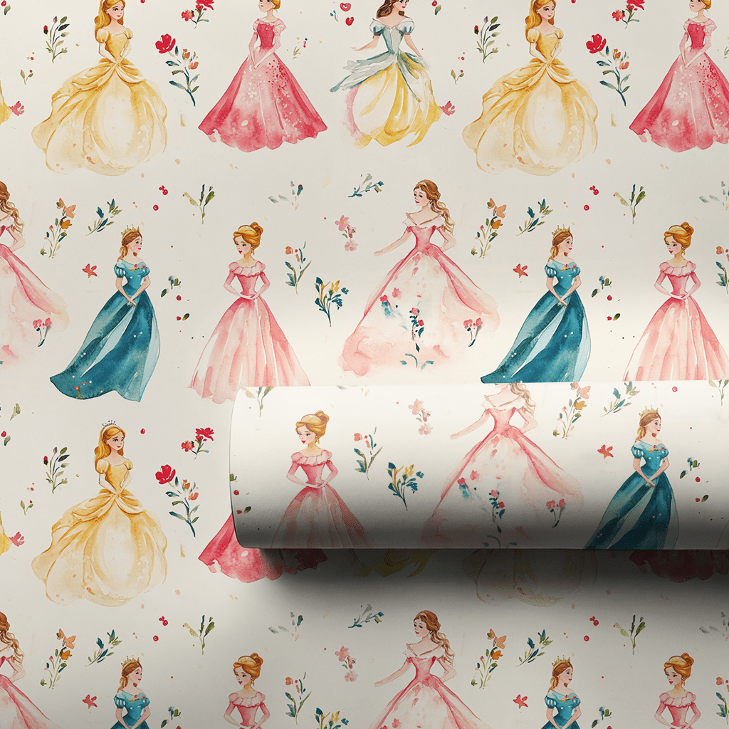 Traditional Princess - Wrapping Paper - Aspen & Arlo