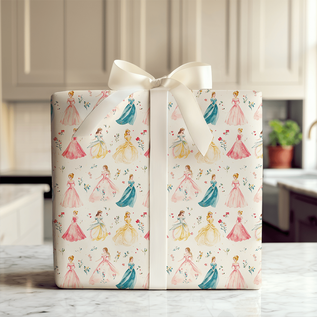 Traditional Princess - Wrapping Paper - Aspen & Arlo