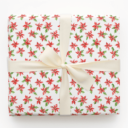 Poinsettia Sprouts - Wrapping Paper - Aspen & Arlo