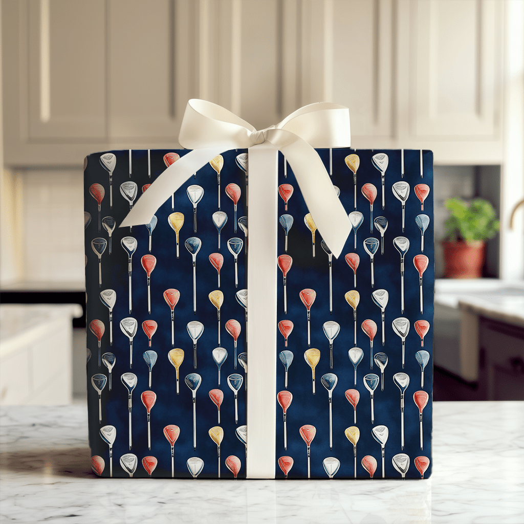 Back Nine - Wrapping Paper - Aspen & Arlo
