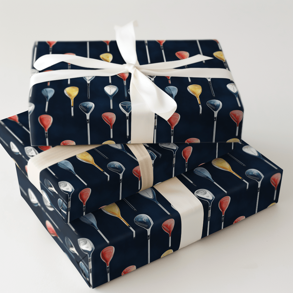 Back Nine - Wrapping Paper - Aspen & Arlo