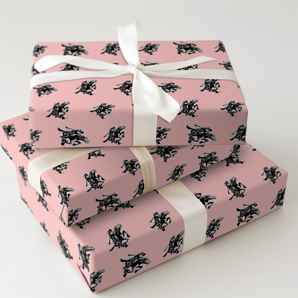 Lil' Raider Rider - Wrapping Paper - Aspen & Arlo