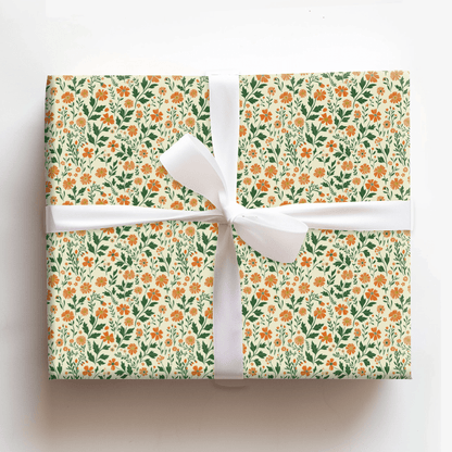 Orange Osage - Wrapping Paper - Aspen & Arlo
