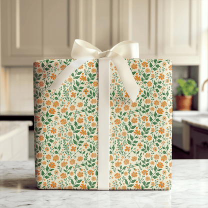 Orange Osage - Wrapping Paper - Aspen & Arlo
