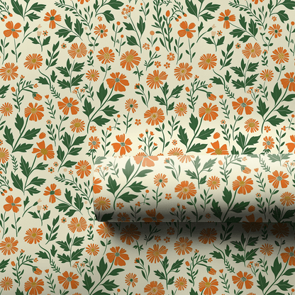 Orange Osage - Wrapping Paper - Aspen & Arlo