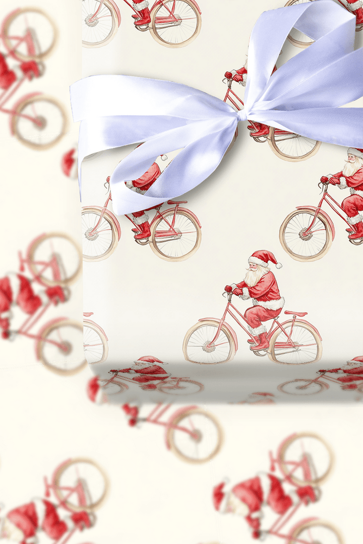 In the Bike Lane - Wrapping Paper - Aspen & Arlo