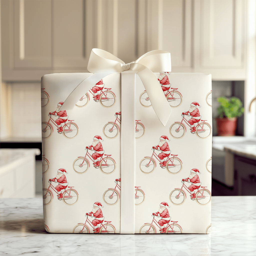 In the Bike Lane - Wrapping Paper - Aspen & Arlo