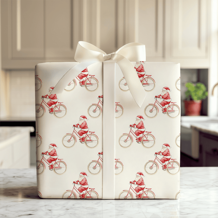 In the Bike Lane - Wrapping Paper - Aspen & Arlo