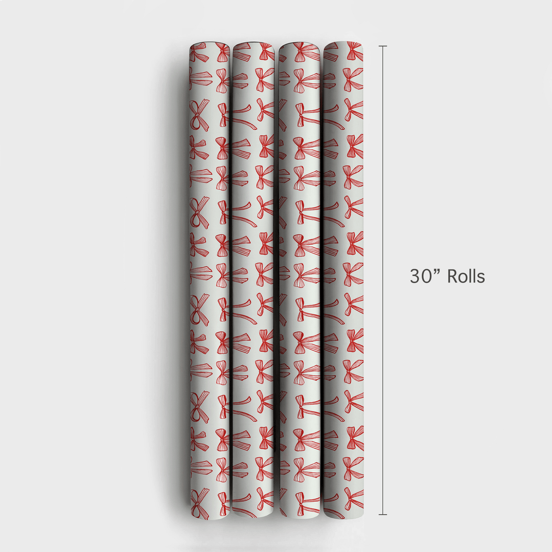 Red Blizzard - Wrapping Paper - Aspen & Arlo