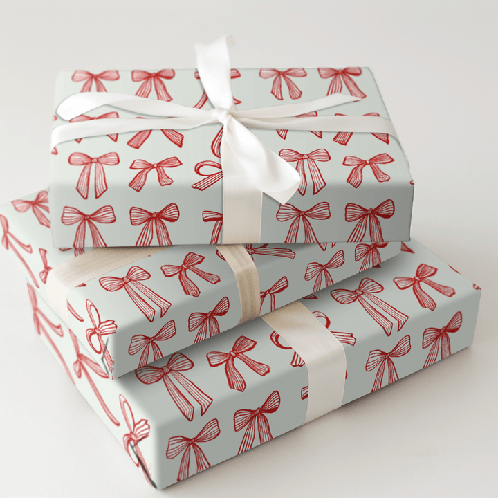 Red Blizzard - Wrapping Paper - Aspen & Arlo