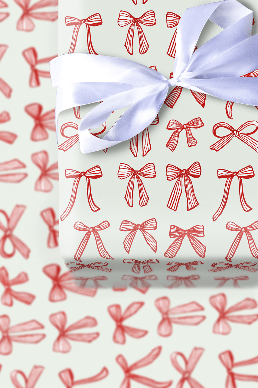 Red Blizzard - Wrapping Paper - Aspen & Arlo