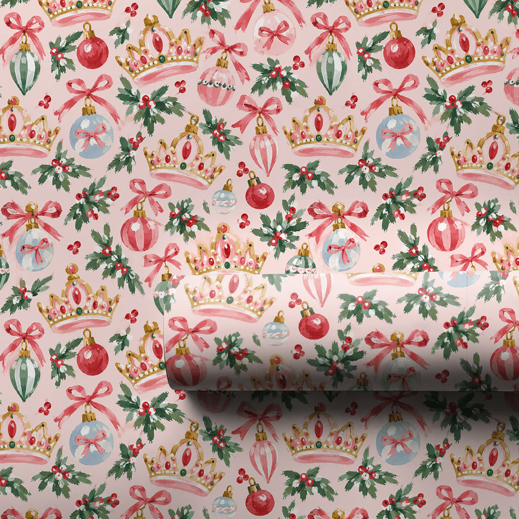 Crowns & Baubles - Wrapping Paper - Aspen & Arlo