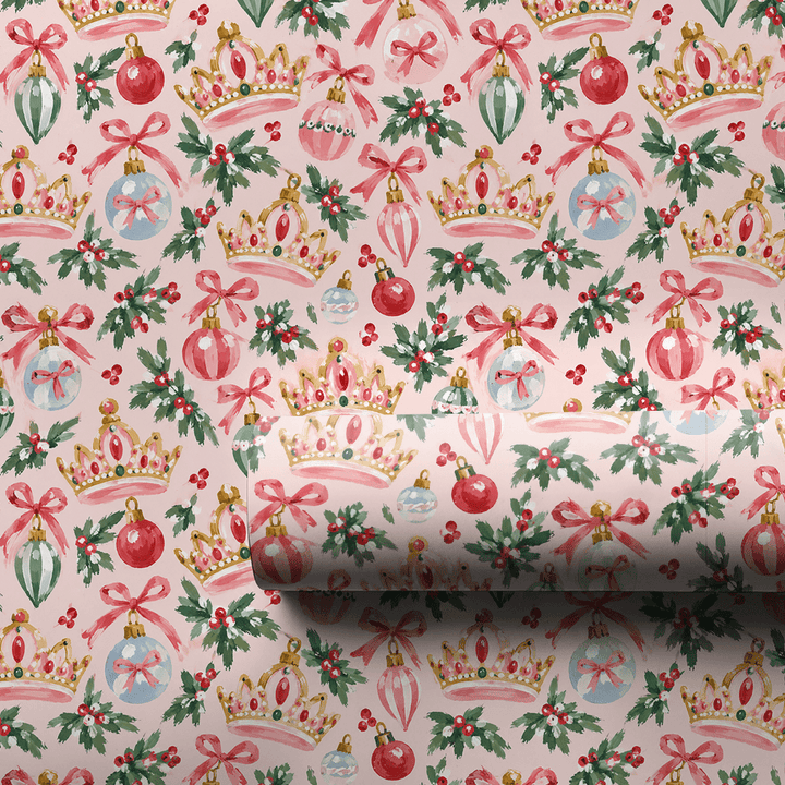Crowns & Baubles - Wrapping Paper - Aspen & Arlo