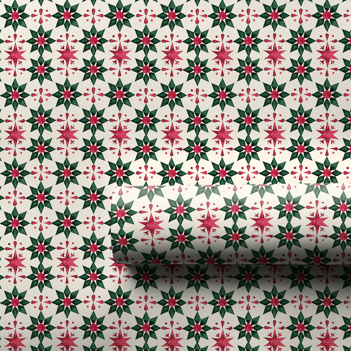 Scarlet Fern - Wrapping Paper - Aspen & Arlo