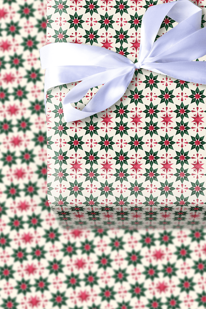 Scarlet Fern - Wrapping Paper - Aspen & Arlo