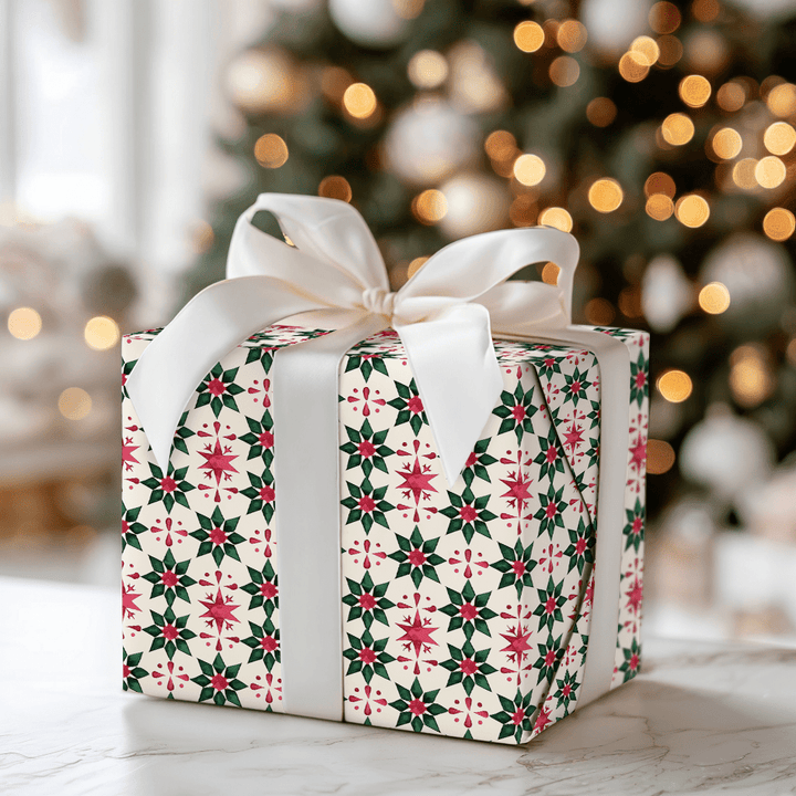 Scarlet Fern - Wrapping Paper - Aspen & Arlo