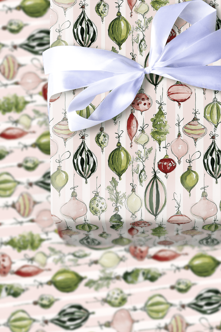 Ornament Whimsy - Wrapping Paper - Aspen & Arlo