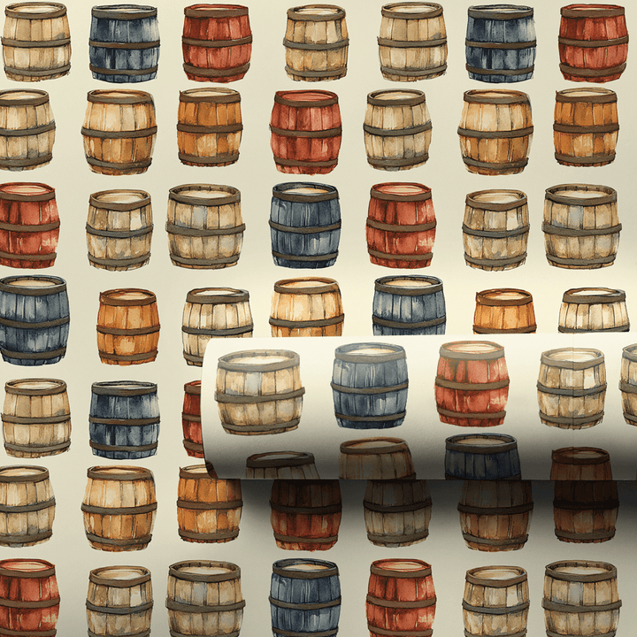 Barrel Shot - Wrapping Paper - Aspen & Arlo