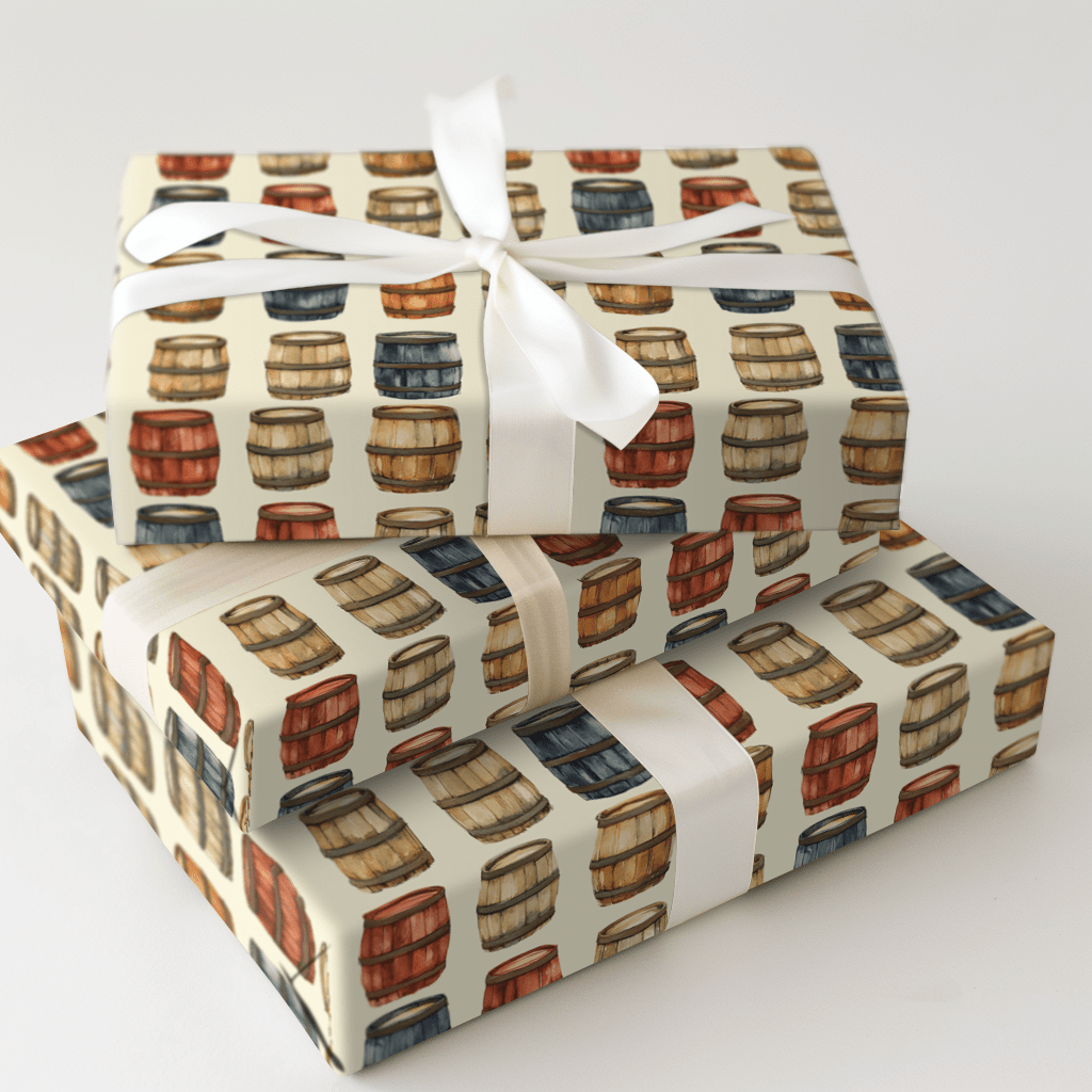 Barrel Shot - Wrapping Paper - Aspen & Arlo