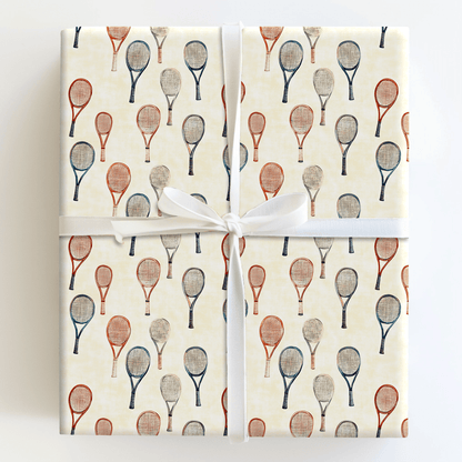 Vintage Rackets - Wrapping Paper - Aspen &amp; Arlo