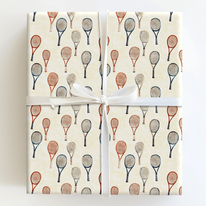 Vintage Rackets - Wrapping Paper - Aspen & Arlo