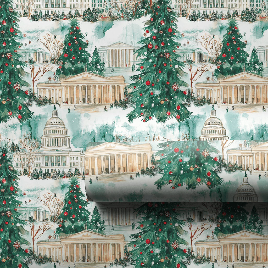 Capitol Caroling - Wrapping Paper - Aspen & Arlo
