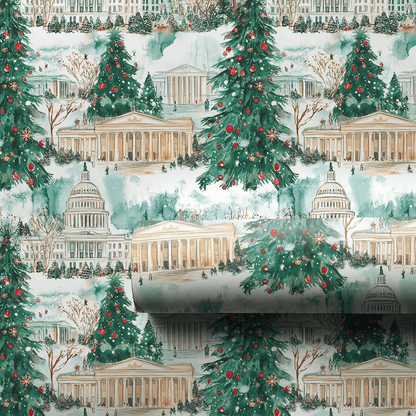 Capitol Caroling - Wrapping Paper - Aspen & Arlo