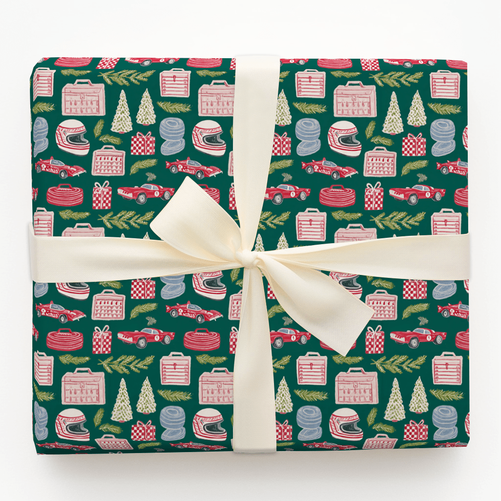 Winter Racing Icons - Wrapping Paper - Aspen & Arlo