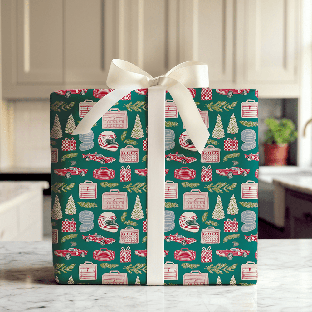 Winter Racing Icons - Wrapping Paper - Aspen & Arlo