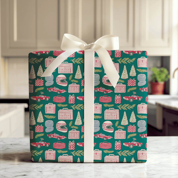 Winter Racing Icons - Wrapping Paper - Aspen & Arlo