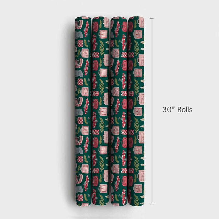 Winter Racing Icons - Wrapping Paper - Aspen & Arlo