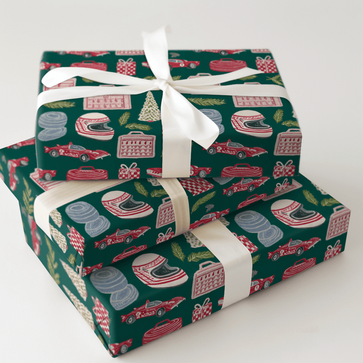 Winter Racing Icons - Wrapping Paper - Aspen & Arlo