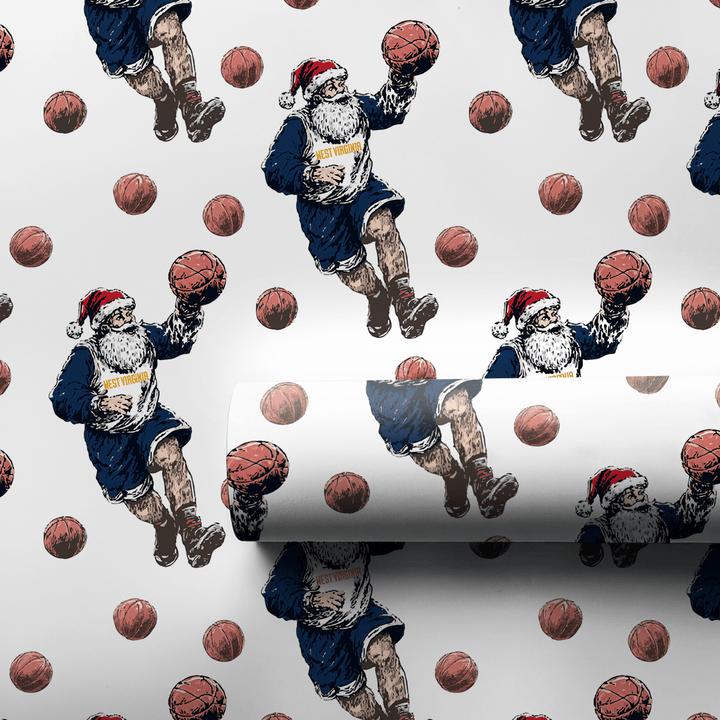 Holiday Hoops on the Hilltop - Wrapping Paper - Aspen & Arlo