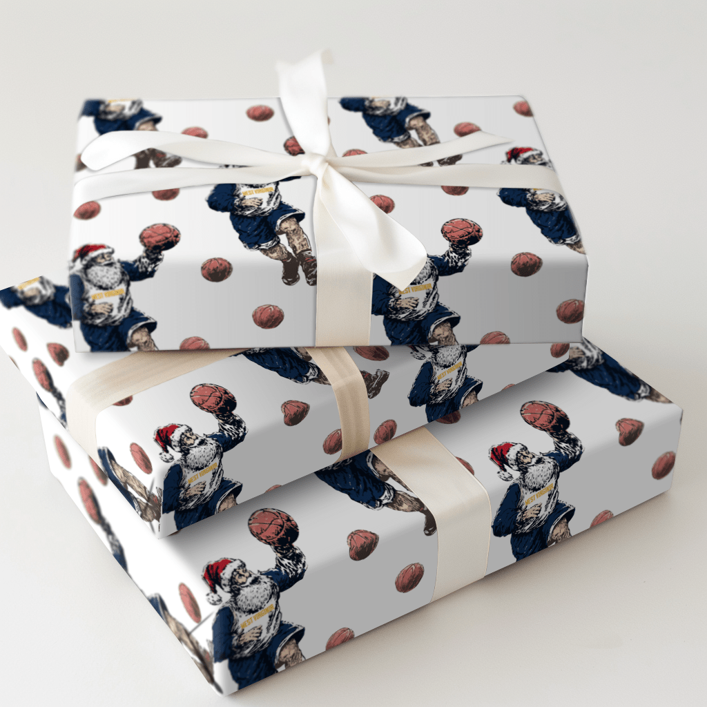 Holiday Hoops on the Hilltop - Wrapping Paper - Aspen & Arlo