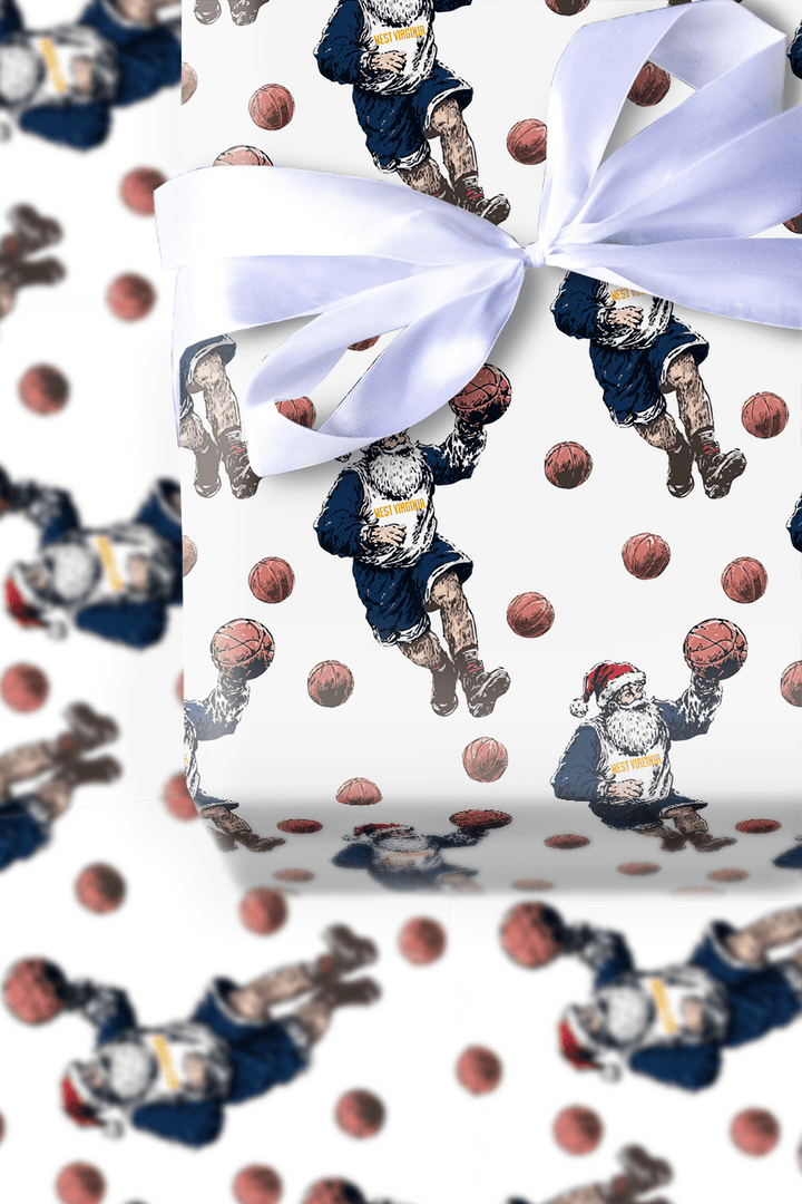 Holiday Hoops on the Hilltop - Wrapping Paper - Aspen & Arlo