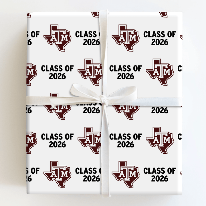 Class of 2026 A&M - Wrapping Paper - Aspen & Arlo