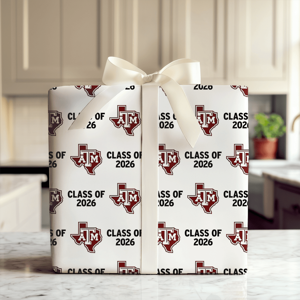 Class of 2026 A&M - Wrapping Paper - Aspen & Arlo