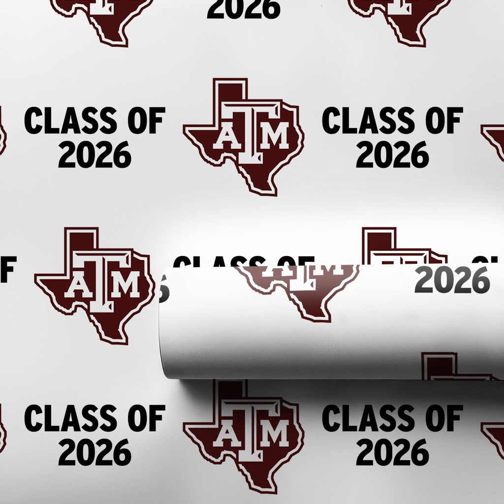 Class of 2026 A&M - Wrapping Paper - Aspen & Arlo